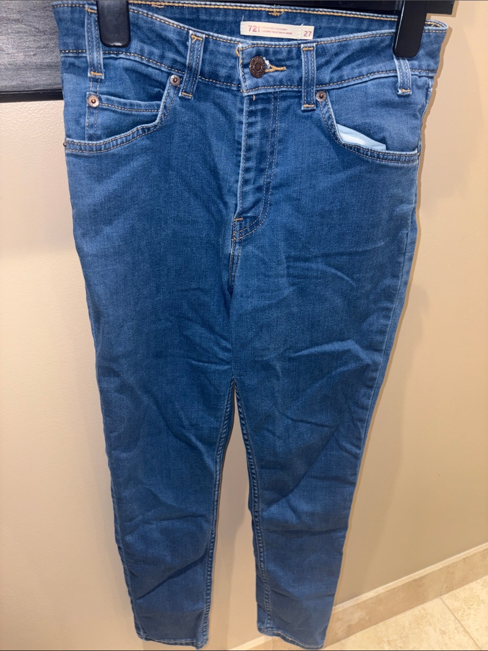 Levi's Womans Skinny Jeans in Blue Denim